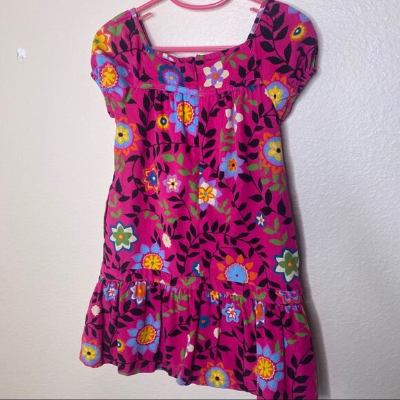 Gap Kids Corduroy Pink Floral Dress w Pockets XS - Picture 6 of 11